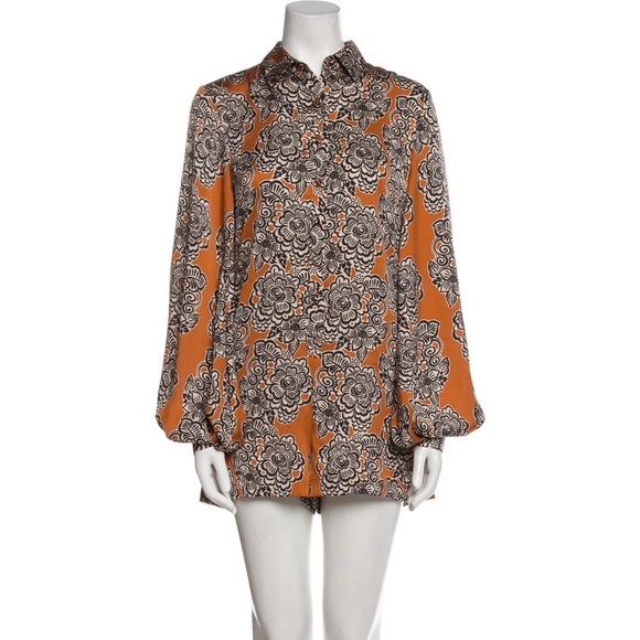 NWT Alexis Printed Romper - Picture 2 of 3